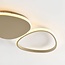 Designer ceiling light Zinara with Integrated LED, 3-step dimmable - sand beige