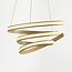 Designer pendant lamp Tynara with integrated LED, 3-step dimmable in sand beige