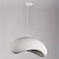 Zenji large pendant light - white stone effect