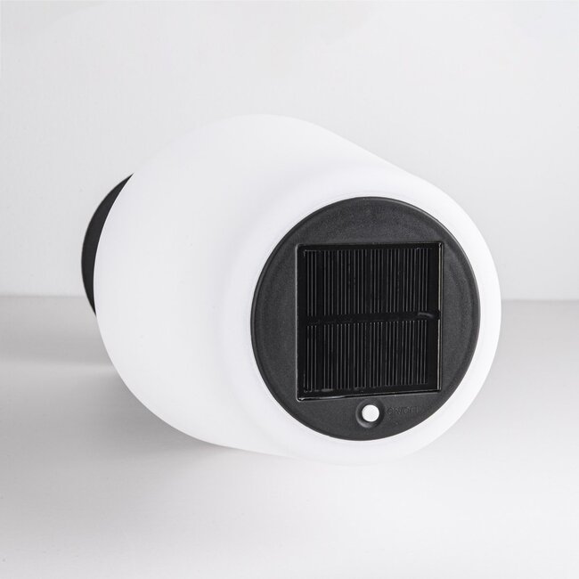 Solar table lamp Lucen with metal base - with integrated LED