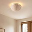 Ceiling light Tavro with adjustable light and travertine (natural stone)