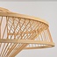 Bamboo pendant lamp Olira with diffuser in natural