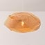 Bamboo pendant lamp Weavo with hand-woven shade in natural