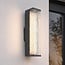 Outdoor wall lamp Simon with integrated LED in anthracite