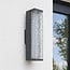 Outdoor wall lamp Simon with integrated LED in anthracite