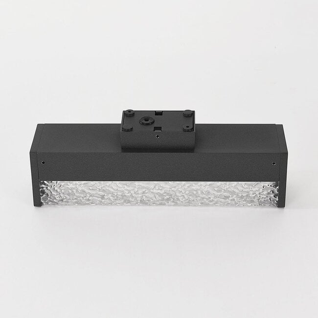 Outdoor wall lamp Simon with integrated LED in anthracite