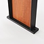 Outdoor floor lamp Maxim with integrated LED in anthracite and wood look