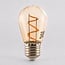 A45 Dimmable LED filament bulb amber 3W (2200K)