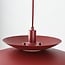 Pendant light Alvra - glossy burgundy red