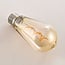ST60 dimmable LED filament bulb amber 3W (2200K)