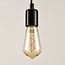ST60 dimmable LED filament bulb amber 3W (2200K)