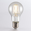 E27 LED filament bulb with daylight sensor 4.5W, clear, 2700K, Ø60