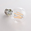 E27 LED filament bulb with daylight sensor 4.5W, clear, 2700K, Ø60