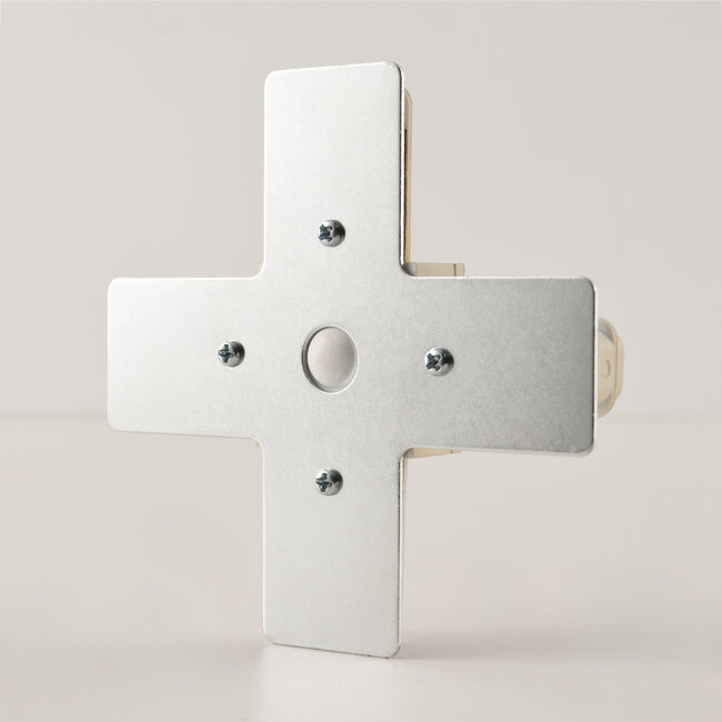 X-connector for 1-phase track in beige