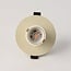 Adjustable recessed spotlight in beige Ø10 cm