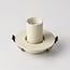 Adjustable recessed spotlight in beige Ø10 cm