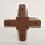 X-connector for 1-phase track in brown