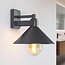 Retro bathroom wall lamp - anthracite