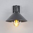 Retro bathroom wall lamp - anthracite