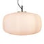 pendant light Kozma with white glass and multiple angles