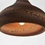 Pendant lamp Veela in pressed paper fibre Ø60 cm, flat ceiling plate