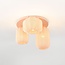 3-light Japandi ceiling light Sandel
