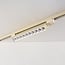 10W 1-phase track spotlight Nexu with integrated LEDs in 3000 Kelvin in beige