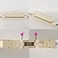 10W 1-phase track spotlight Nexu with integrated LEDs in 3000 Kelvin in beige