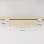 10W 1-phase track spotlight Nexu with integrated LEDs in 3000 Kelvin in beige