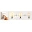 Ceiling light Elpisie with integrated LED, 3-step dimmable - black with stone effect