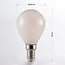 E14 dimmable LED bulb with opal white glass 4.5W 2700K