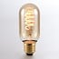 Dimmable E27 LED tubular bulb T45 with amber glass 4W 1800K