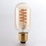 Dimmable E27 LED tubular bulb T45 with amber glass 4W 1800K