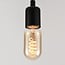 Dimmable E27 LED tubular bulb T45 with amber glass 4W 1800K