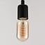 Dimmable E27 LED tubular bulb T45 with amber glass 4W 1800K