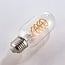 Dimmable E27 LED tube bulb Ø45 with clear glass 4W 1800K
