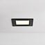 Square LED downlight 6W adjustable colour temperature - 120 x 120mm black