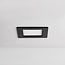 Square LED downlight 6W adjustable colour temperature - 120 x 120mm black