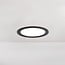 Round LED downlight 18W adjustable colour temperature - diameter 225 mm black