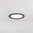 Round LED downlight 18W adjustable colour temperature - diameter 225 mm black