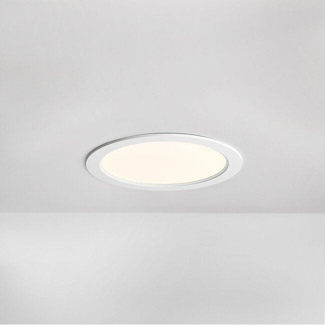 Round LED downlight 18W adjustable colour temperature - diameter 225 mm
