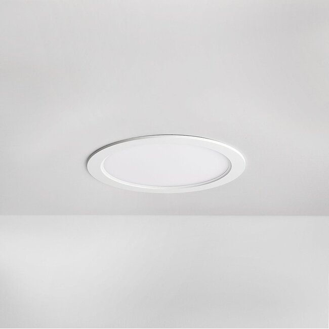Round LED downlight 18W adjustable colour temperature - diameter 225 mm