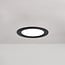 Round LED downlight 12W adjustable colour temperature - diameter 170 mm black