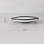 Round LED downlight 12W adjustable colour temperature - diameter 170 mm black