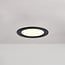 Round LED downlight 12W adjustable colour temperature - diameter 170 mm black