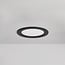 Round LED downlight 12W adjustable colour temperature - diameter 170 mm black