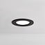 Round LED downlight 6W adjustable colour temperature - diameter 120 mm black
