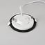 Round LED downlight 6W adjustable colour temperature - diameter 120 mm black