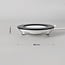 Round LED downlight 6W adjustable colour temperature - diameter 120 mm black