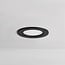 Round LED downlight 6W adjustable colour temperature - diameter 120 mm black